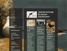 Tablet Screenshot of cemo-ouessant.fr